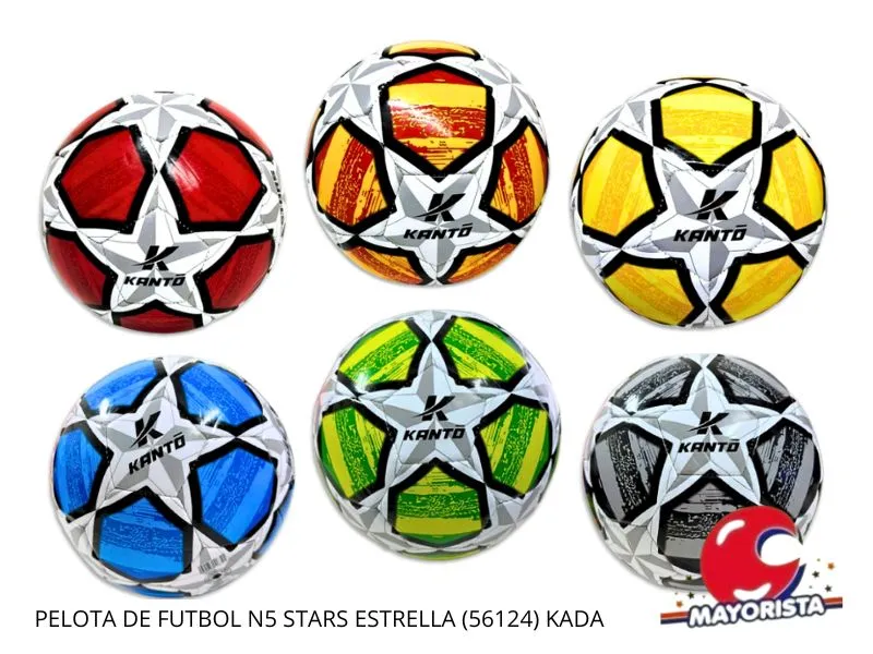 [7450077118321] PELOTA DE FUTBOL N5 STARS ESTRELLA (56124) KADA