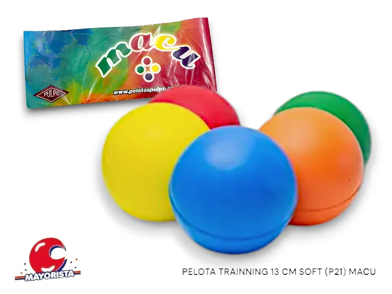 [5157] PELOTA TRAINNING 13 CM SOFT (P21) MACU