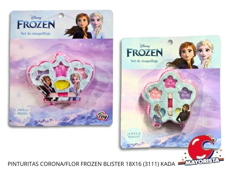 PINTURITAS CORONA/FLOR FROZEN BLISTER 18X16 (3111) KADA
