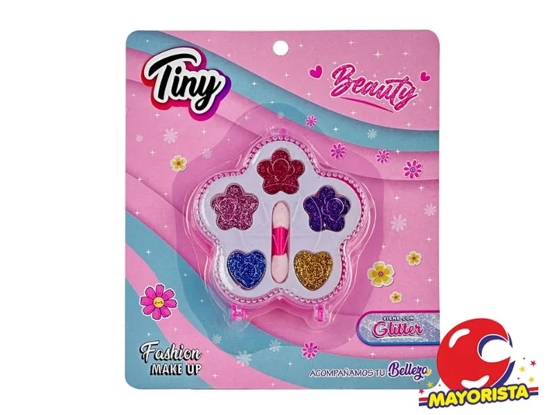 PINTURITAS FLOR CON GLITTER BLISTER 18X16 (3045) KADA