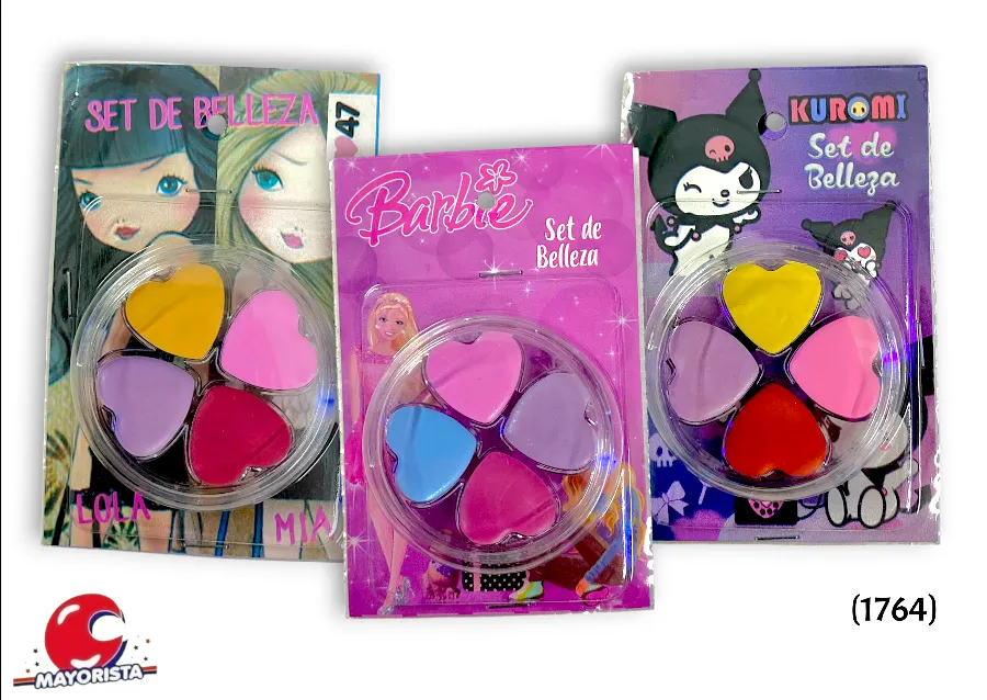 [1764] PINTURITAS PUPA CORAZON X 4 PERSONAJES (1461) STILO