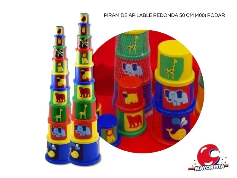 [7798121288041] PIRAMIDE APILABLE REDONDA 50 CM (400) RODAR