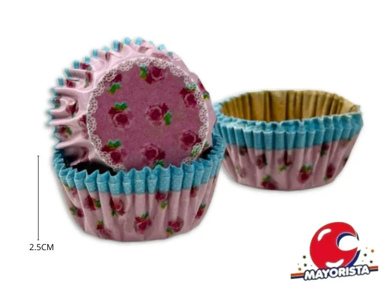 [9545] PIROTINES N 8 X 25 FLORES ROSA (CONVIDA)