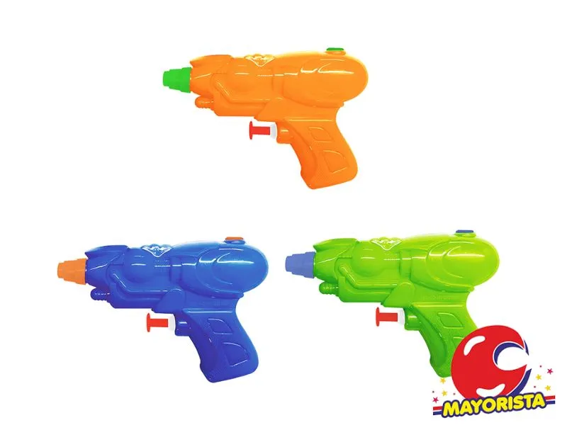 [7450077073576] PISTOLA LANZA AGUA 12X8 VARIOS COLORES BOLSA (8800) KADA