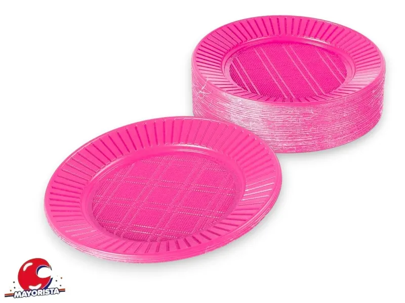 [1004] PLATOS CHICOS X 50 FUCSIA - PSA