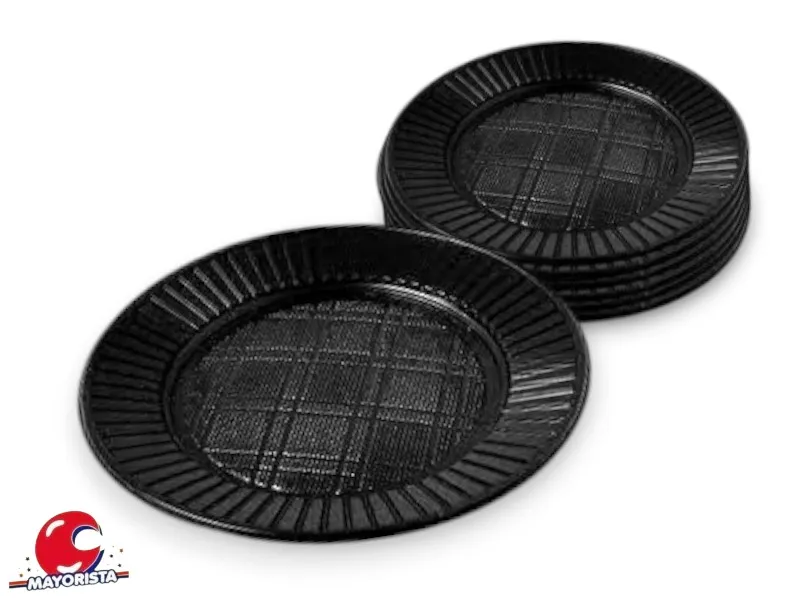 PLATOS CHICOS X 50 NEGRO - PSA