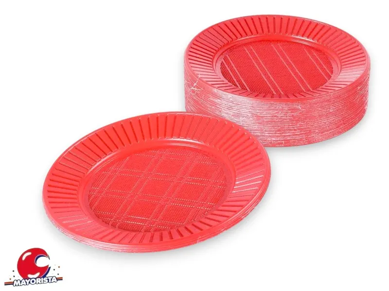 [18668] PLATOS CHICOS X 50 ROJO - PSA