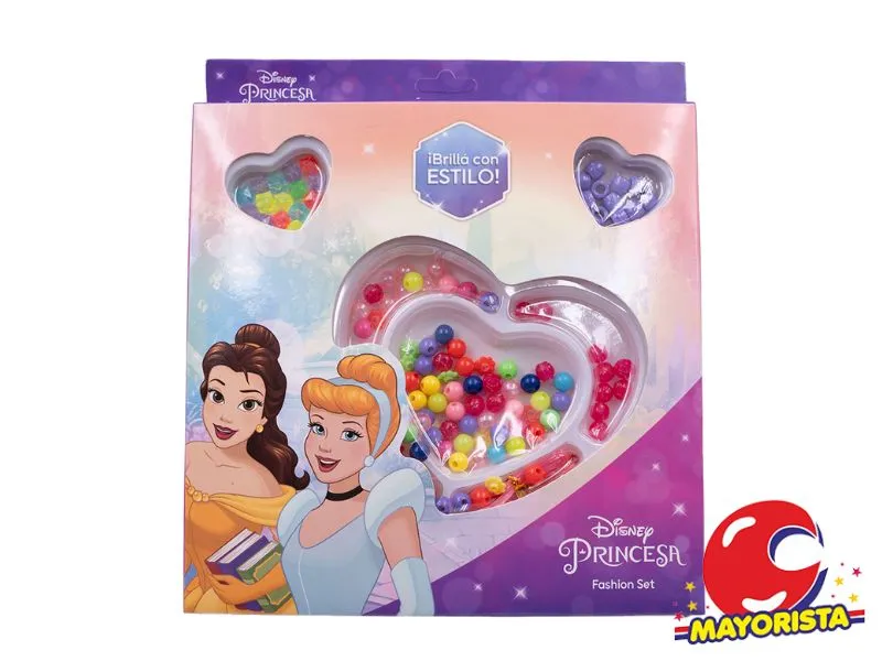 [7450077083513] SET DE BELLEZA C/BIJOU PRINCESAS CAJA 20X20 (52886) KADA