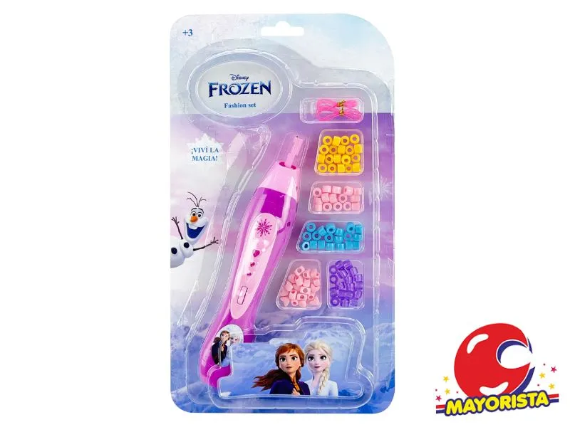 [7450077083414] SET DE BELLEZA FROZEN CON TRENZADOR BLISTER 36X20 (54722) KADA