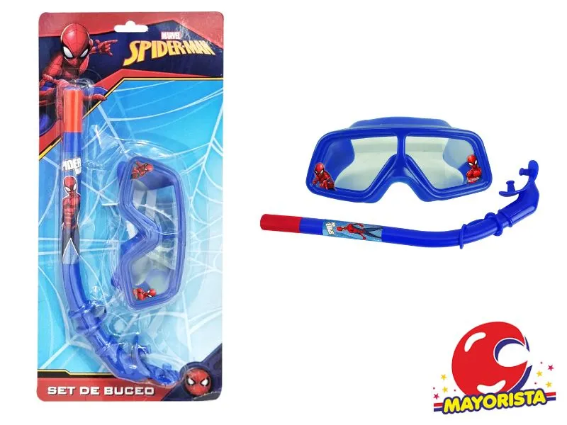 SET DE BUCEO SPIDERMAN EN BLISTER 38X18 (8769) KADA