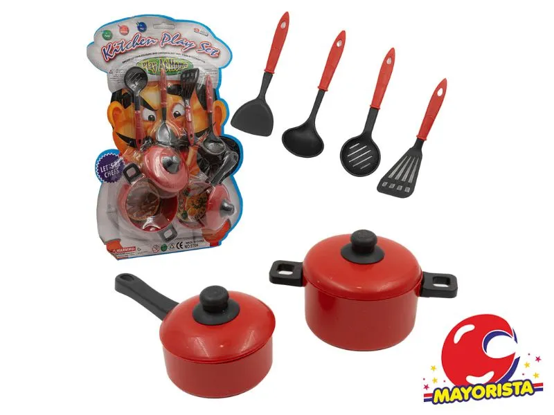 [7453077232509] SET DE COCINA 8 PCS BLISTER 31X20 (50672) KADA