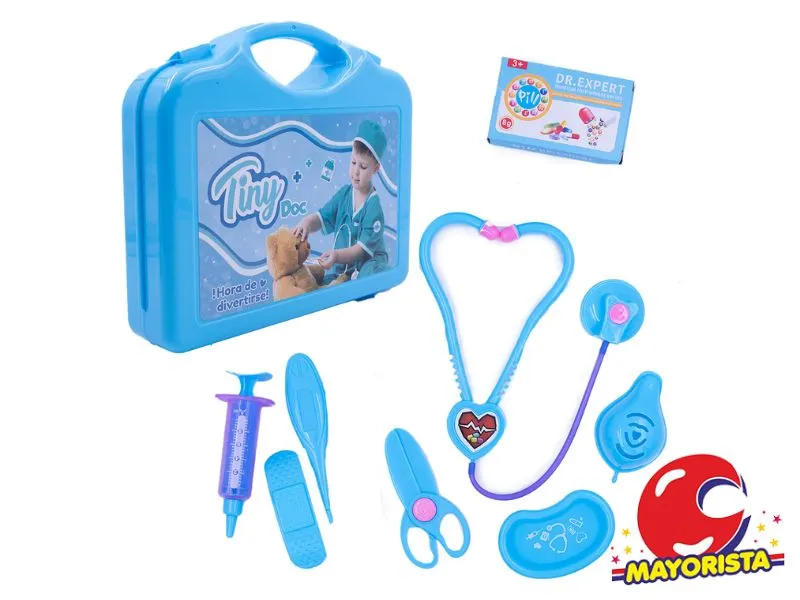 [7453105003118] SET DE DOCTOR EN MALETIN CELESTE 21X19 (53874) KADA