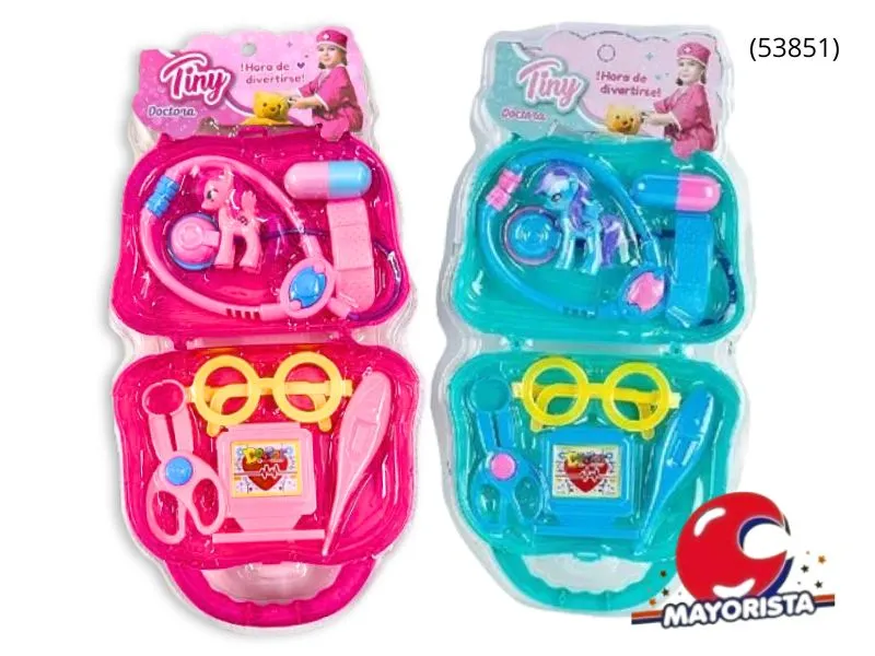 SET DE DOCTOR TINY 8 PCS MALETIN BLISTER 38X19 (53851) KADA