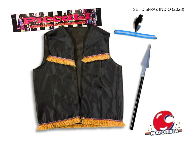 [85] SET DISFRAZ INDIO (2023) PICCULI
