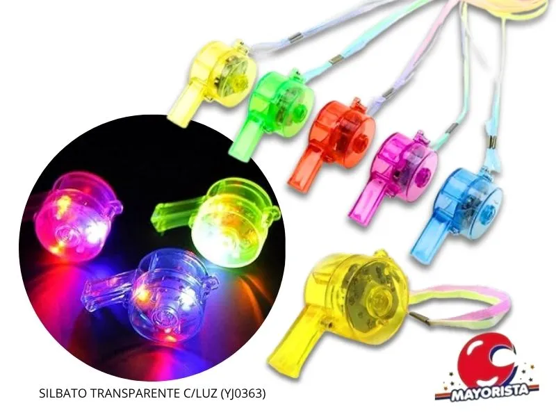 [8034107002478] SILBATO TRANSPARENTE C/LUZ (YJ0363) YJ IMPORT