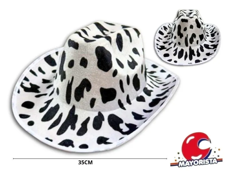 [5199] SOMBRERO COWBOY MANCHAS VACA (ILC-Y183) LCOST