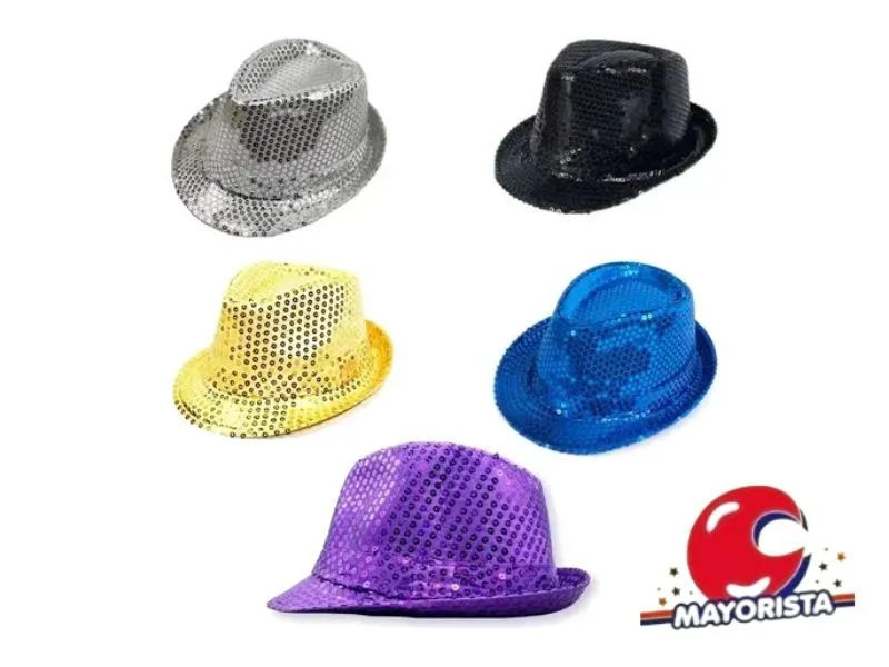 [9075] SOMBRERO GUAPO TANGUERO CON LENTEJUELAS (YJ0773/ZLE-CG-12-01) ERIK