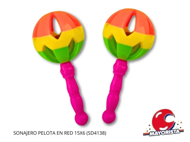 [7990500041388] SONAJERO PELOTA EN RED 15X6 (SD4138) BERKMA