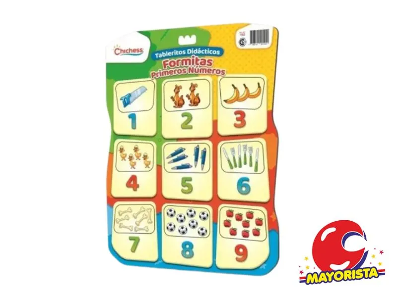 TABLERITO DIDACTICO - PRIMERO NUMEROS (102) CHICHESS