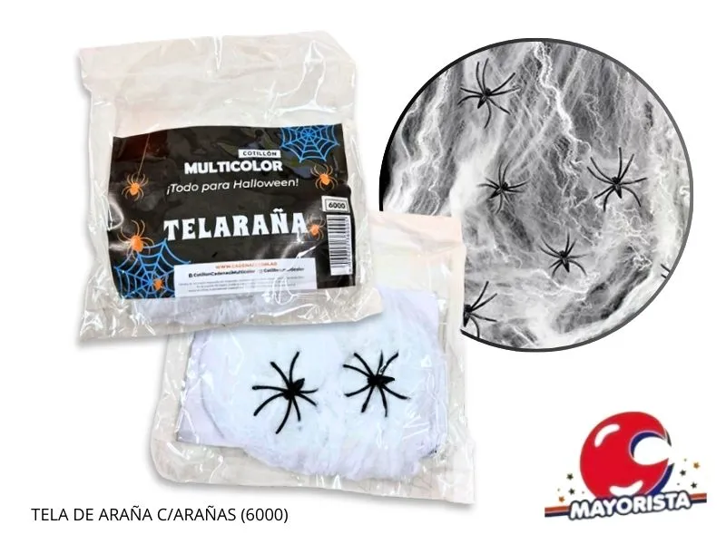 TELA DE ARANA C/ARANAS (6000) CADENACI
