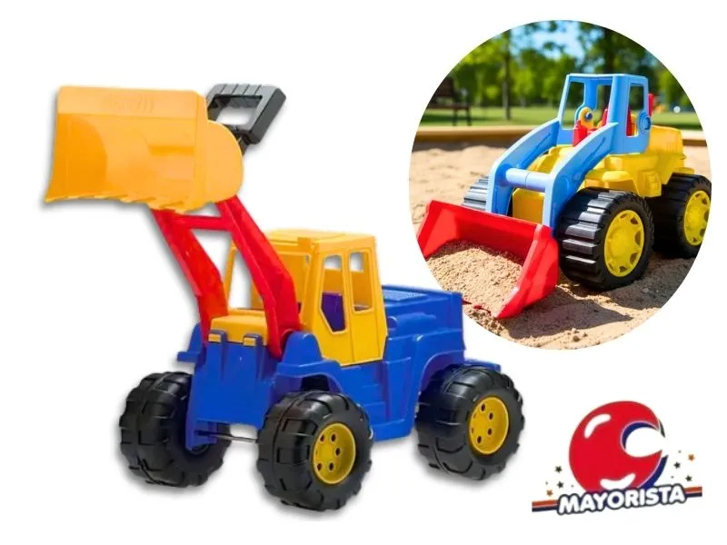 TRACTOR C/PALA MECANICA EN RED 36X23X23 (848Y) YUYU