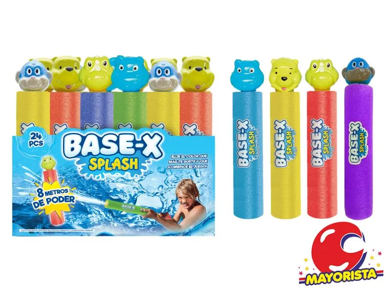 [7450077126203] TUBO LANZA AGUA CABEZA ANIMALES 27 CM (8296) KADA