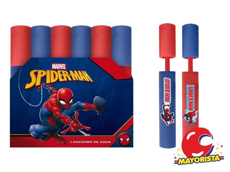 [7453077221695] TUBO LANZA AGUA SPIDERMAN 30CM (8577) KADA