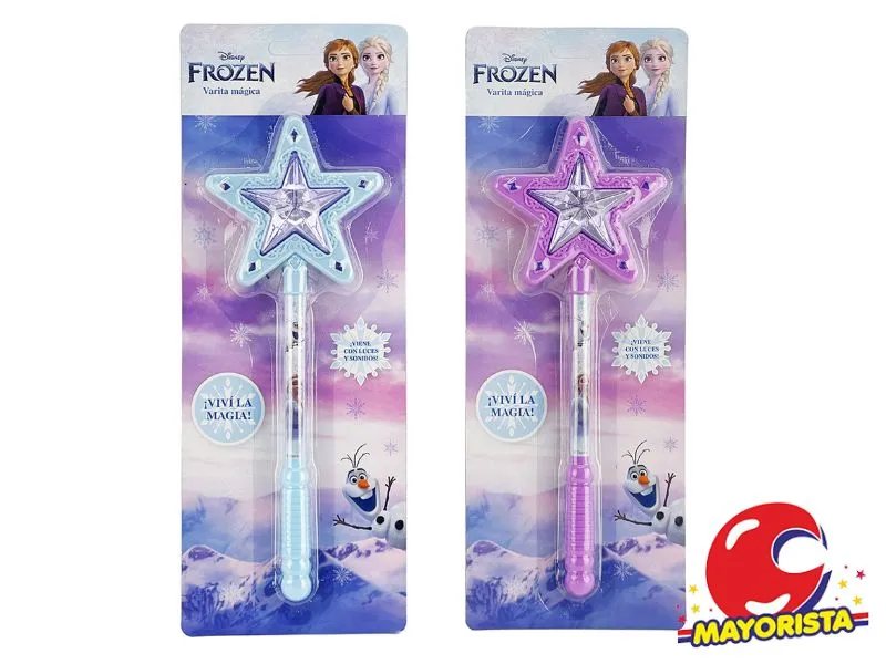 [7453077203653] VARITA ESTRELLA FROZEN CON LUZ Y SONIDO BLISTER 38X14 (54627) KADA