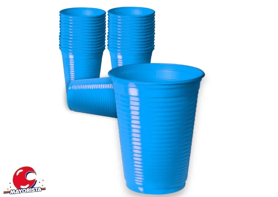 VASO 180 CC X 100 CELESTE - PSA