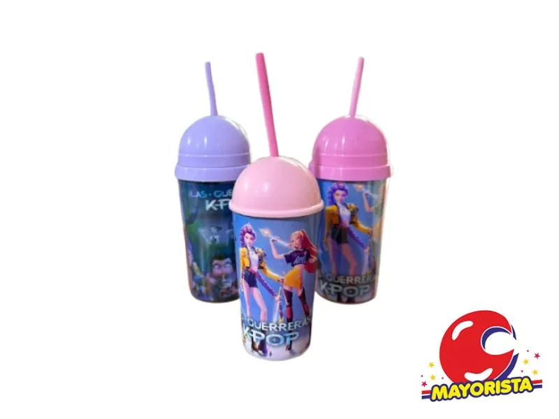 [5033] VASO TERMICO KPOP TAPA ESFERICA Y SORBETE (10528) STILO