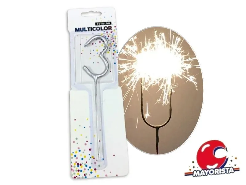 [0202013673138] VELA SPARKLE N 3 PLATA (13673PLA) CADENACI