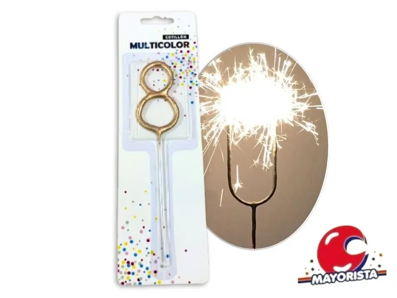 [0202013678232] VELA SPARKLE N 8 DORADA (13678DR) CADENACI