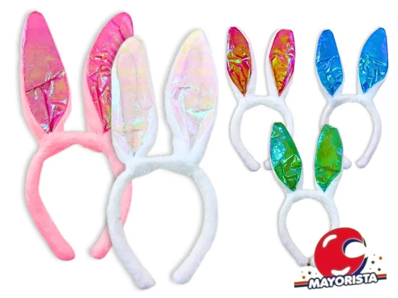 [6930201501027] VINCHA CONEJO PELUCHE TORNASOLADA VS COLORES (ILC-Y102) LCOST