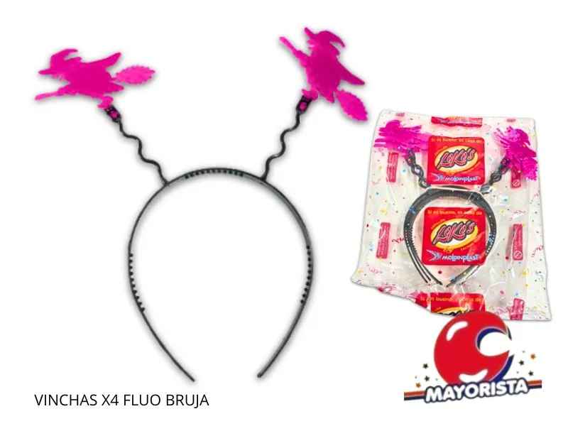 VINCHAS X4 FLUO BRUJA LOKOS - MOLDIN PLAST