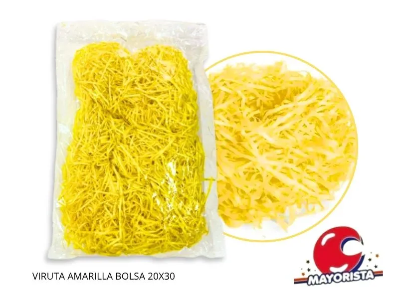 [1243] VIRUTA AMARILLA BOLSA 20X30 - LCOST