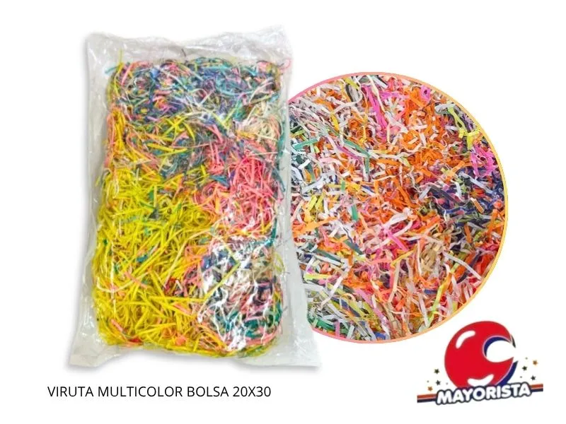 [1604] VIRUTA MULTICOLOR BOLSA 20X30 - LCOST