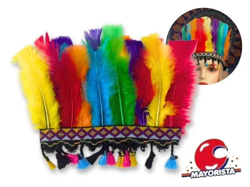 [6293] VINCHA CORONA INDIA MULTICOLOR (ZLE-CV-67-01T) ERIK