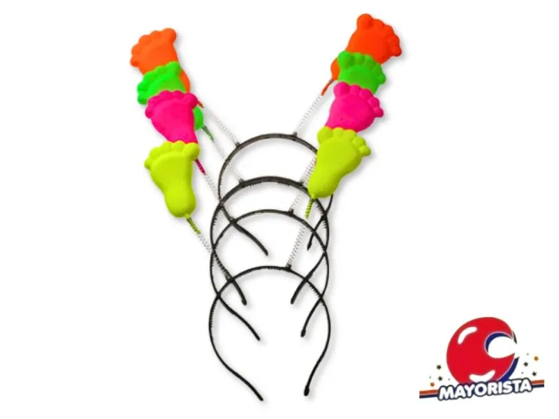 [371876055059] VINCHA RESORTE PLASTICA PATITAS (5505) TRIGGER PACK