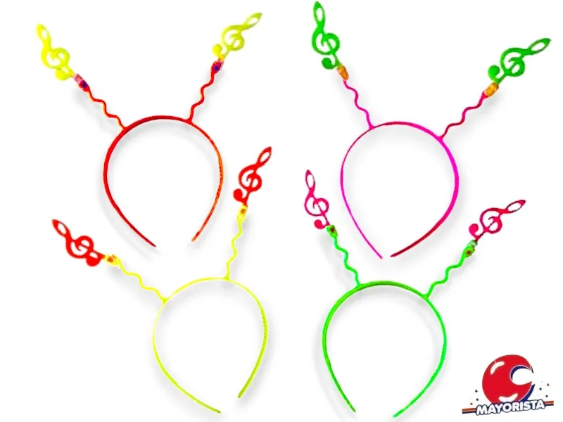 VINCHAS X4 FLUO NOTA MUSICAL LOKOS - MOLDIN PLAST