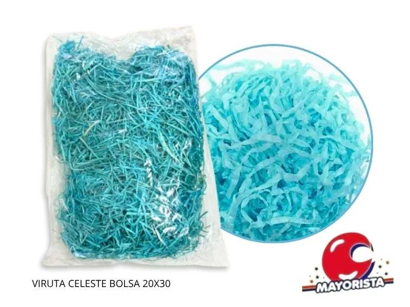 [1222] VIRUTA CELESTE BOLSA 20X30 - LCOST