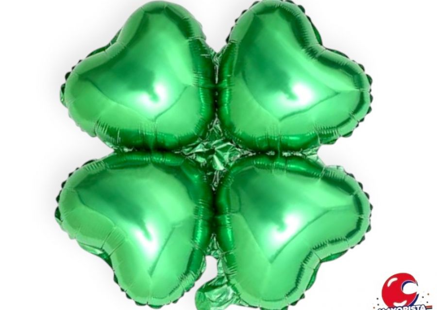 GLOBO MYLAR TREBOL 4 HOJAS VERDE 47X47 - CHG
