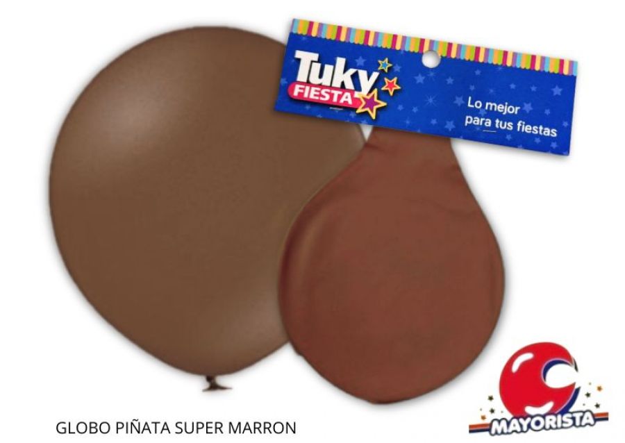 GLOBO PINATA SUPER MARRON - TUKY
