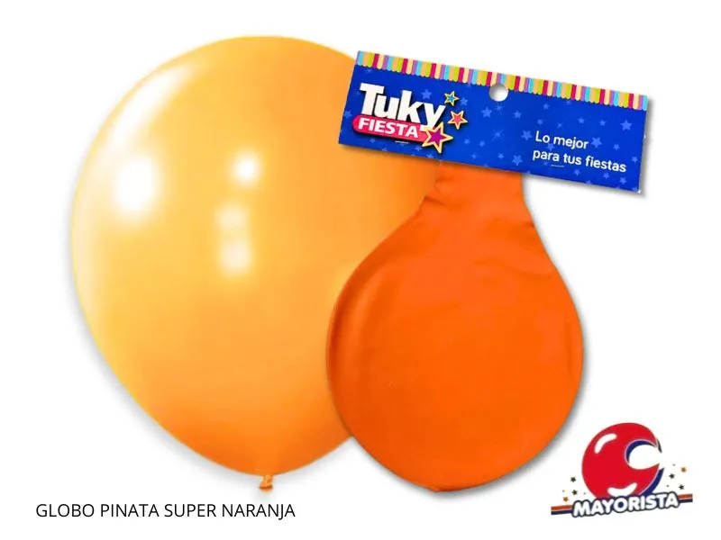 GLOBO PINATA SUPER NARANJA - TUKY