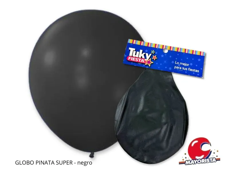 GLOBO PINATA SUPER NEGRA - TUKY