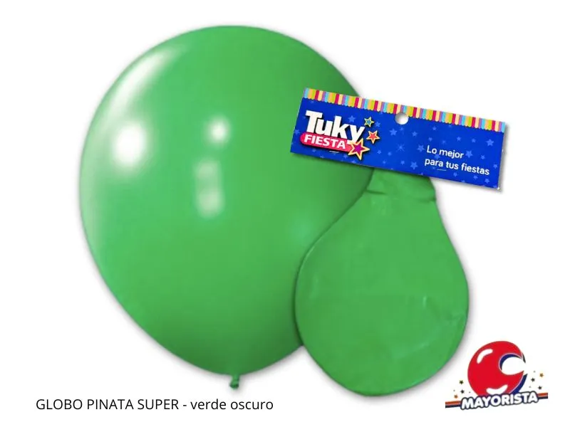 GLOBO PINATA SUPER VERDE OSCURO - TUKY