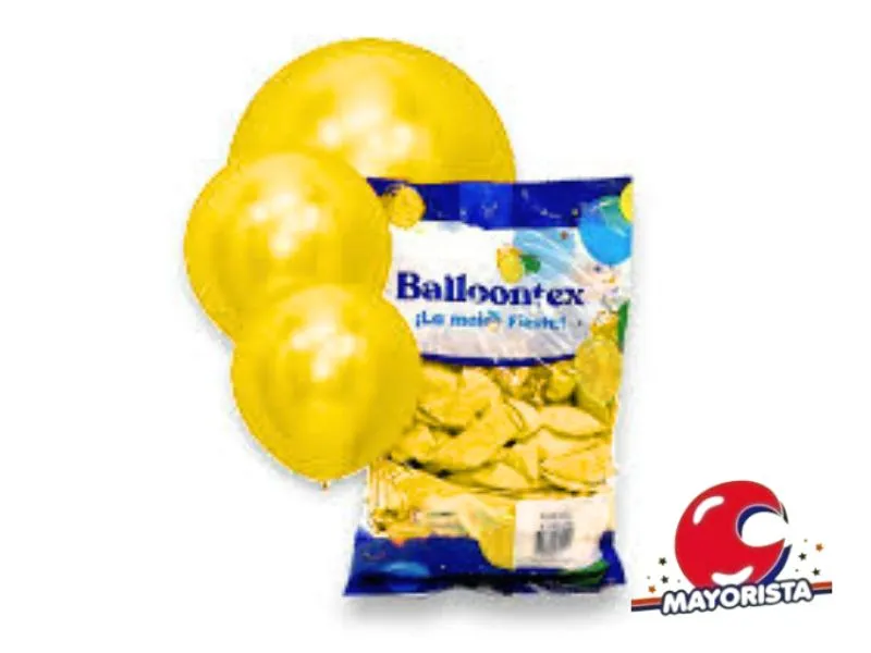 [7790391605313] GLOBOS 9 X 50 PERLADO AMARILLO - BALLOONTEX