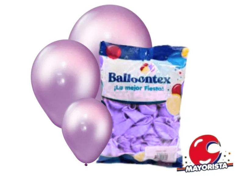 [7790391606013] GLOBOS 9 X 50 PERLADO LILA - BALLOONTEX
