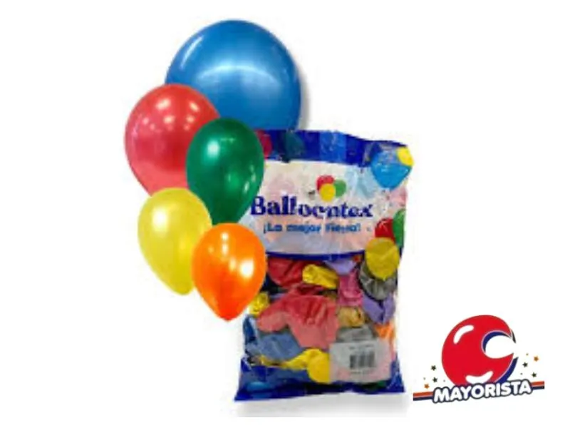[7790391605016] GLOBOS 9 X 50 PERLADO MULTICOLOR - BALLOONTEX