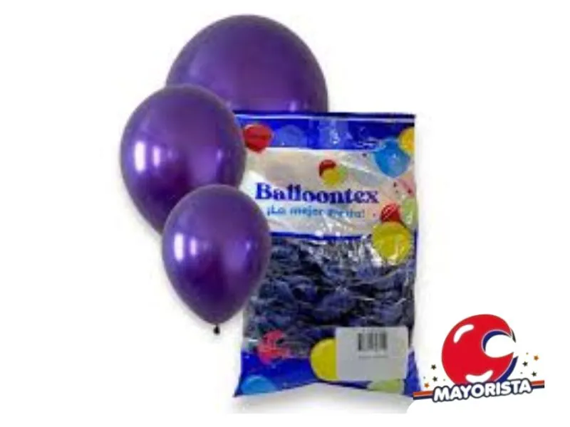 [7790391606112] GLOBOS 9 X 50 PERLADO VIOLETA - BALLOONTEX