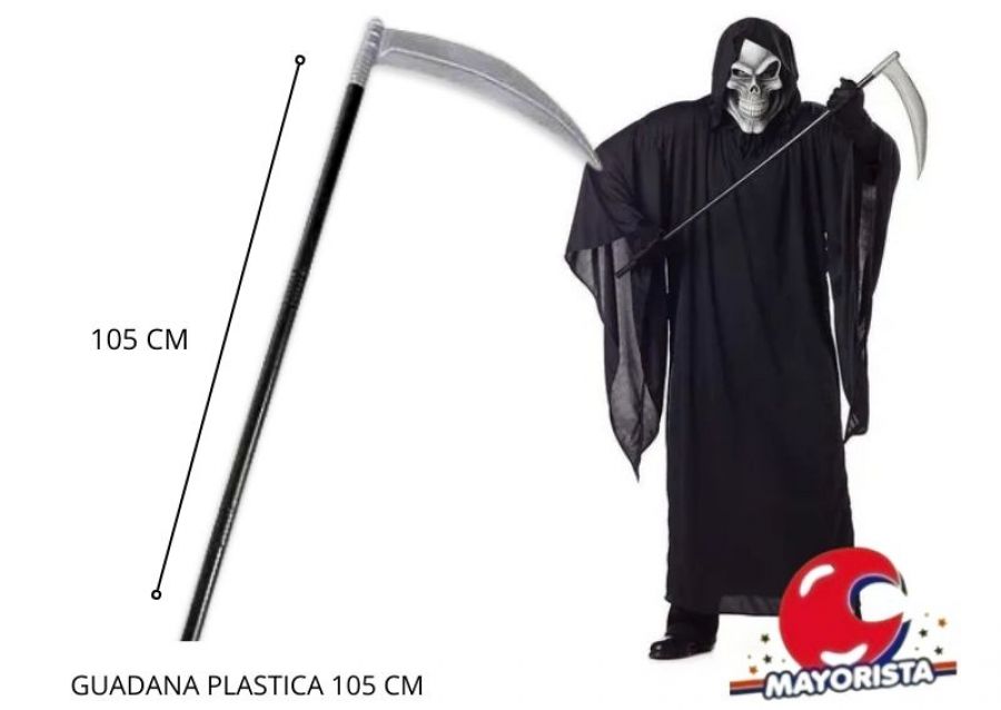 GUADANA PLASTICA 105 CM HALLOWEEN - ADRIANA